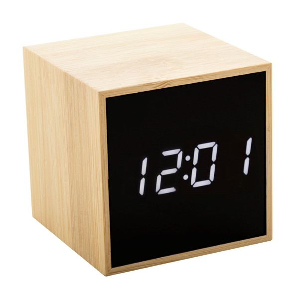 Boolarm - bamboo alarm clock