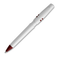 White / Dark red