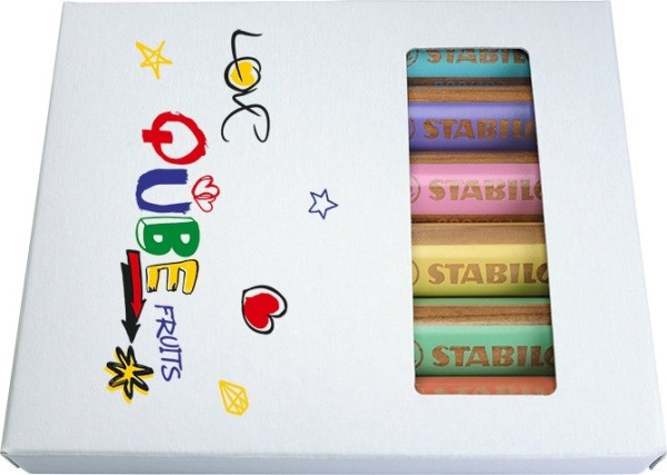 STABILO woody 3 in 1 coloured pencil Set of 6