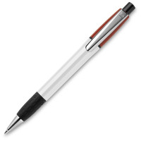 White / Dark red