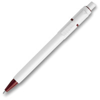 White / Dark red