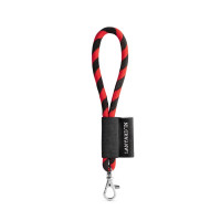black, red