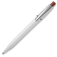 White / Dark red