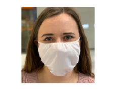 Reusable / Washable Cotton 2 Layer Face Masks - White