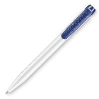 White / Dark Blue