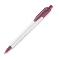 white / dark pink